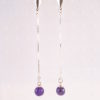 ametüstiga kõrvarõngad