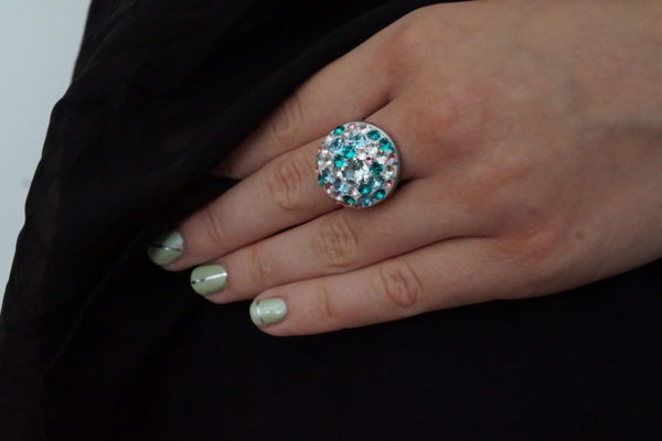 swarovki sõrmus sõrmes