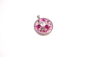 Swarovski kristallidest ripats, Eesti käsitöö! roosa ripats