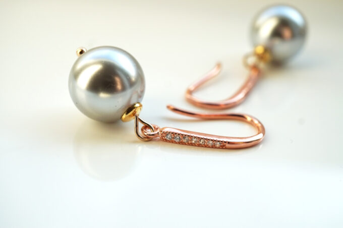 swarovski pärliga kõrvarõngad