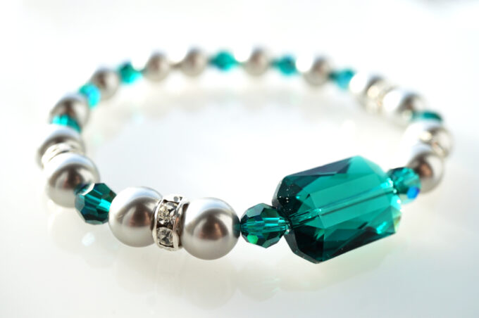 Käevõru Swarovski kristalliga pidulik kristalliga käevõru