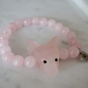 roosa kvartsiga käevõru